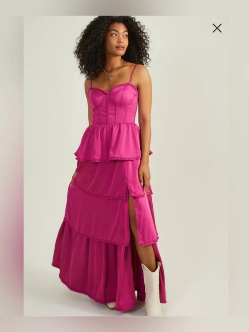 NWT Altard State Stellini Maxi Corset Dress